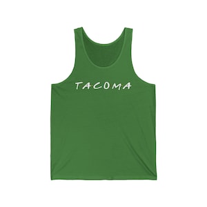 Camiseta sin mangas Tacoma Washington: Camiseta de entrenamiento retro del Noroeste del Pacífico