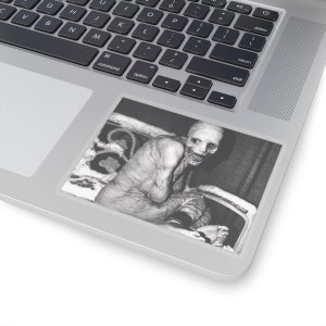 Russian Sleep Experiment Creepypasta Spooky Halloween Morbid Curiosity Laptop Waterbottle MacBook Car Guitar Case Vinyl Decal Sticker image 2