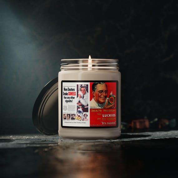 cigarette smoke candle Bonita Fierce Sacred Glass container Candle Height 4 inch Width 4 inch weight 13 ounce Material type Paraffin Wax bourbon + tobacco luxury candle