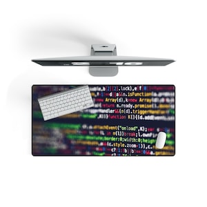 Coder Programmierer Tech AI Code Mauspad Computer Tech Accessoires Büro Desktop Dekor Mitarbeiter Geschenk ("32 x 16") Bild 1