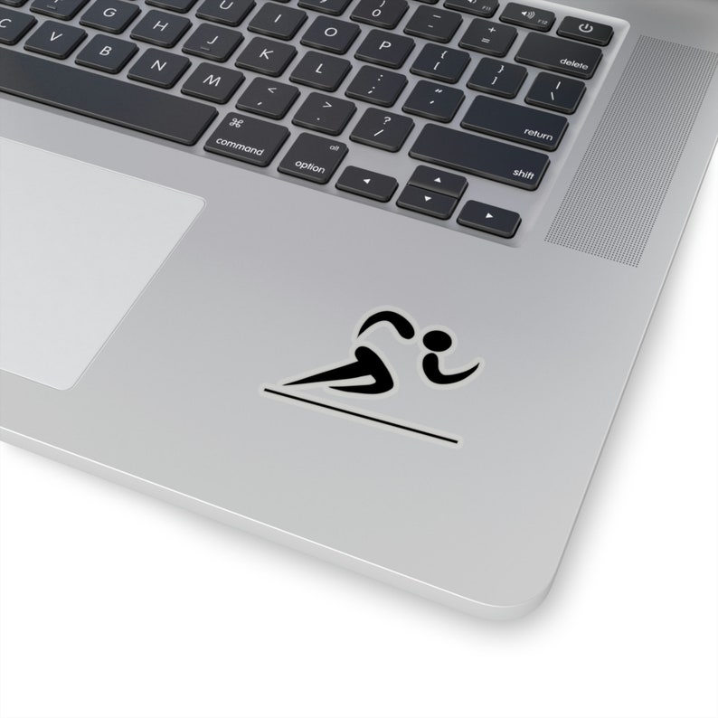 Run Sprinter Exercise Lifting Fitness Sticker, Laptop Sticker, Water ...