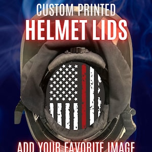 Custom Printed Helmet Lids
