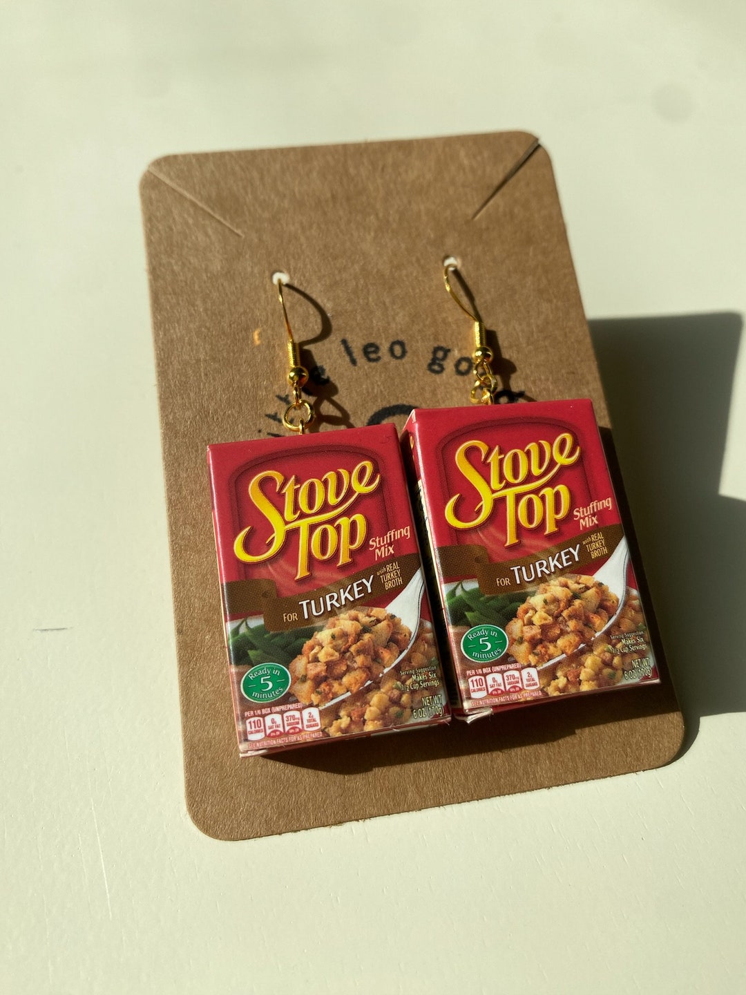 Stovetop Turkey Stuffing Mini Brands Dangle Earrings Unique Etsy