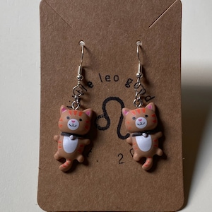 Purr-fect Cat Dangle Earrings