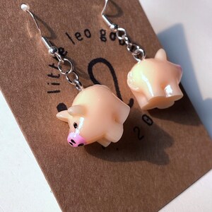 Itty Bitty Piggy Dangle Earrings