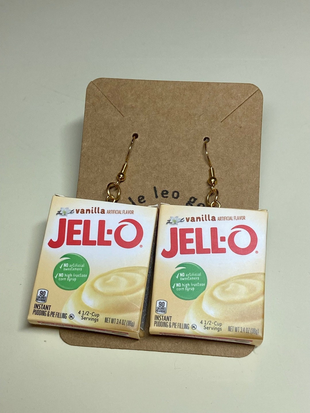 Vanilla Jello Pudding Mini Brands Earrings Etsy