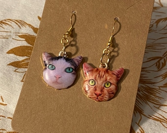Kitty Girl Dangle Earrings