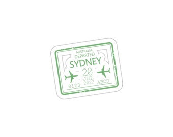 New Zealand - Passport Stamp Decal - Etsy