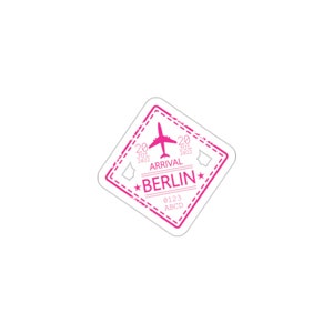 Germany Passport Stamp | Die-Cut Stickers | Germany Sticker | Travel Sticker | Adventure Decal | Water Bottle Sticker | Friend Gift