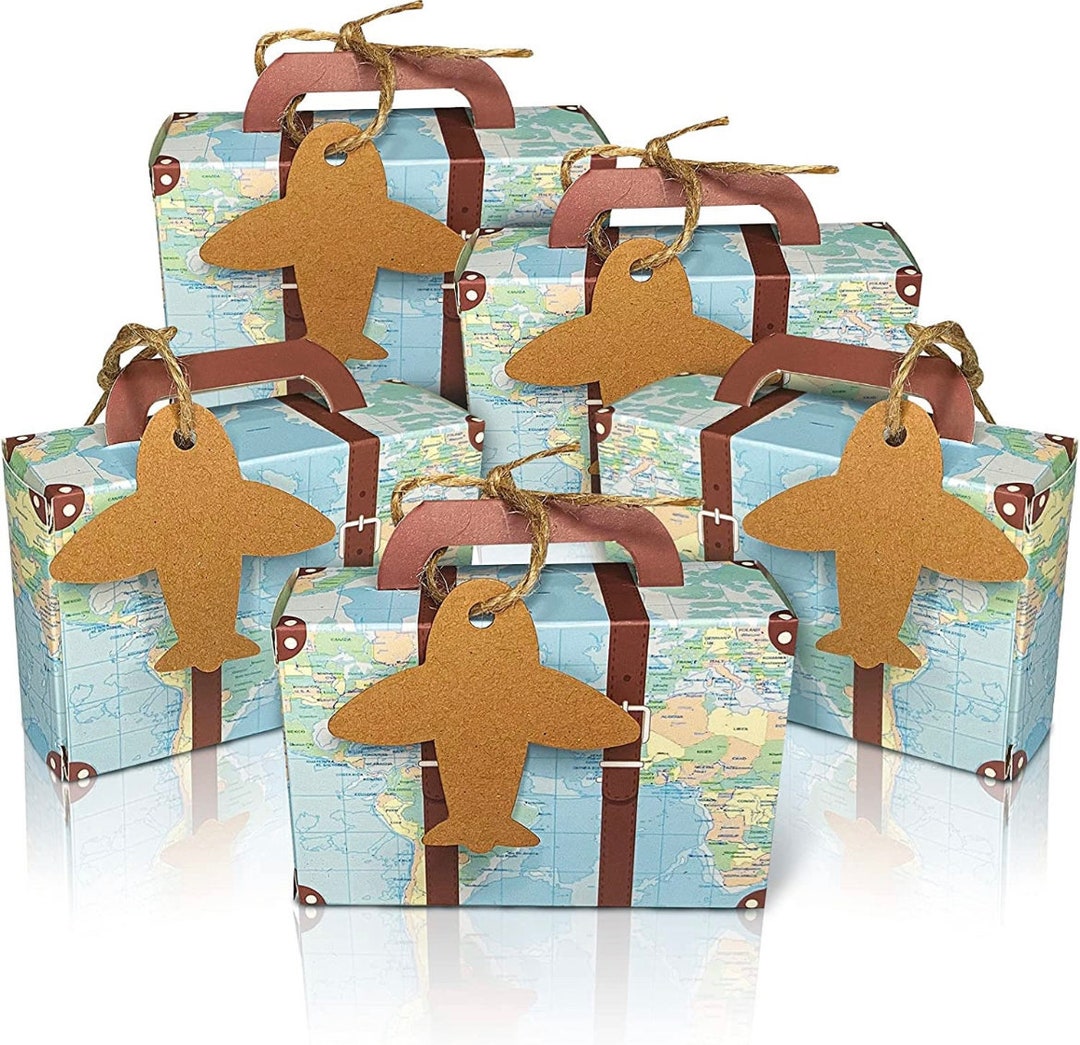 Suitcase Boxes Favor Boxes Travel Boxes Candy Box Travel Themed Party