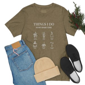 Spare Time Plants Jersey Short Sleeve Tee | Spare Time Shirt | Plant Lover Gift | Plant Shirt | Friend Gift