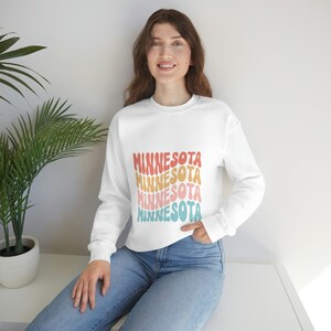 Minnesota Heavy Blend Crewneck Sweatshirt | Travel Shirt | Traveler Gift | Friend Gift | Explorer | Adventurer Gift