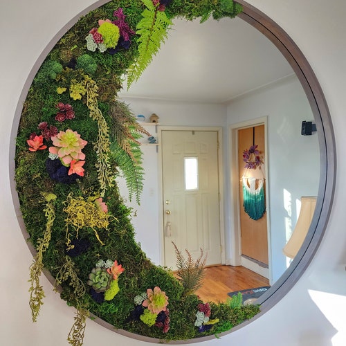 Moss Mirror Etsy