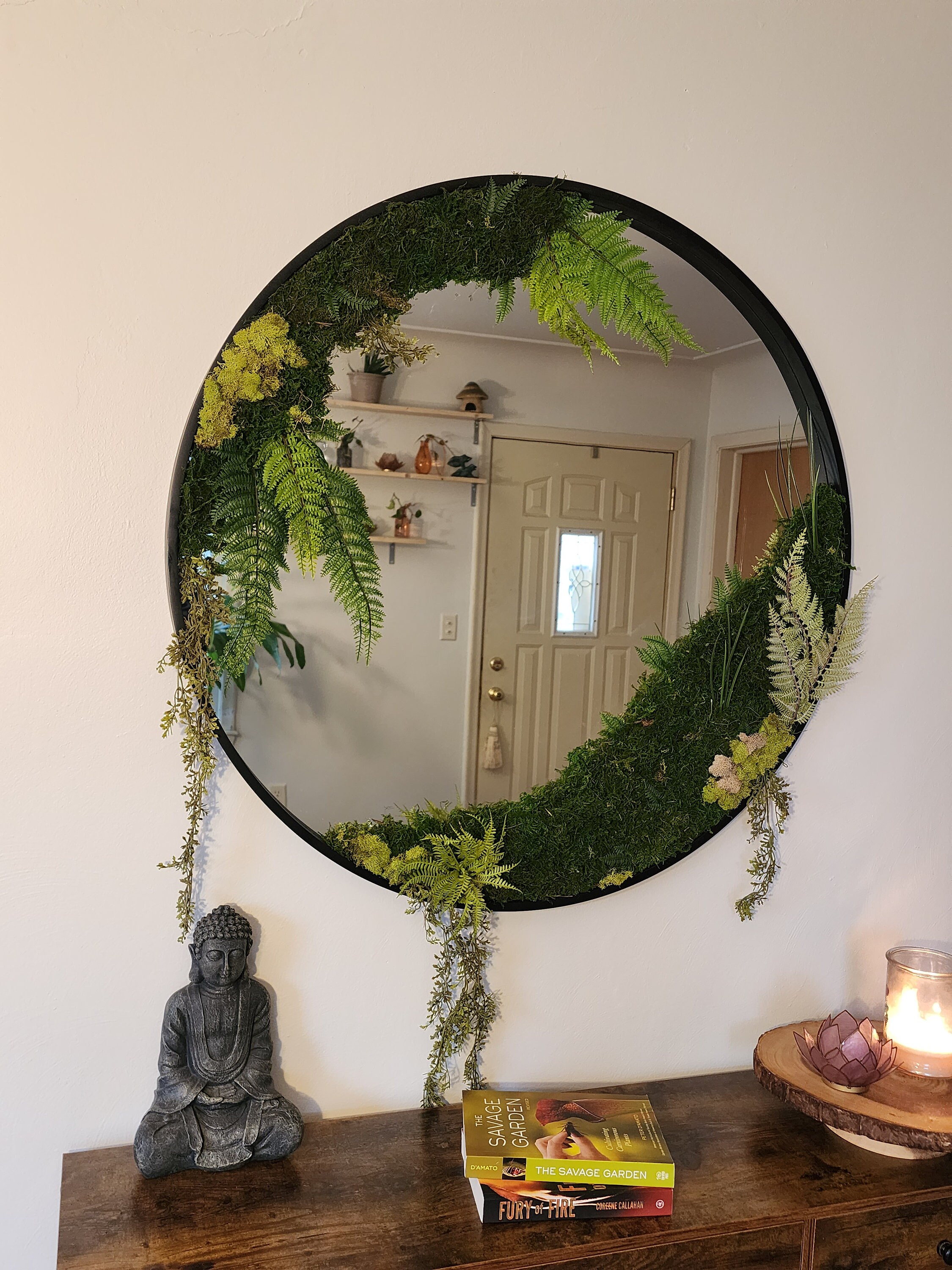 Moss Mirror Etsy