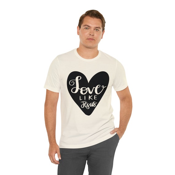 Unisex Jersey Short Sleeve Tee, Love Like Jesus T-Shirt