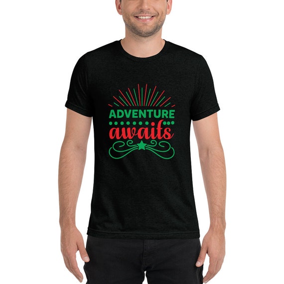 Adventure awaits Short sleeve t-shirt, Camping Shirts, Mountain TShirt, Hiker TShirts, Nature Lover Shirt, Camping Gift, Vacation Shirt