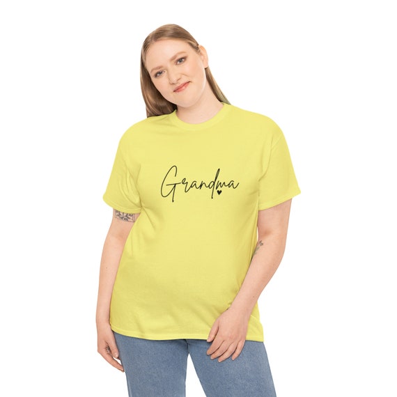 Unisex Heavy Cotton Tee, Grandma T-shirt