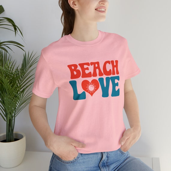 Unisex Short Sleeve T-Shirt, Beach Love