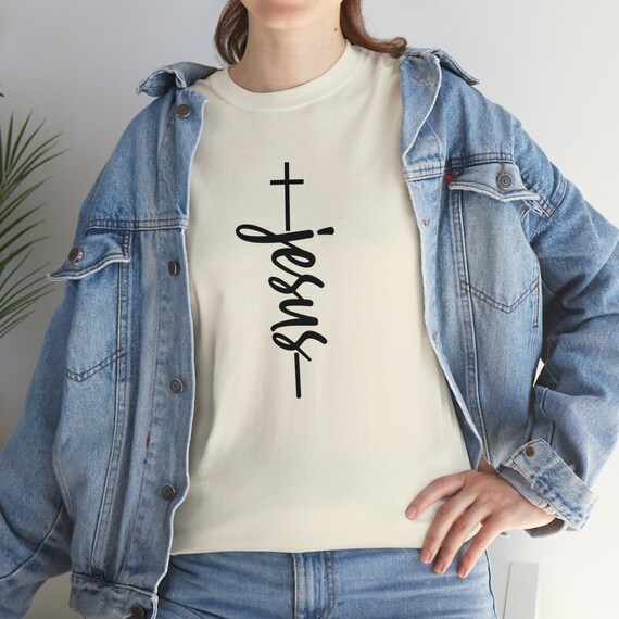 Unisex Heavy Cotton Tee, Jesus T-shirt