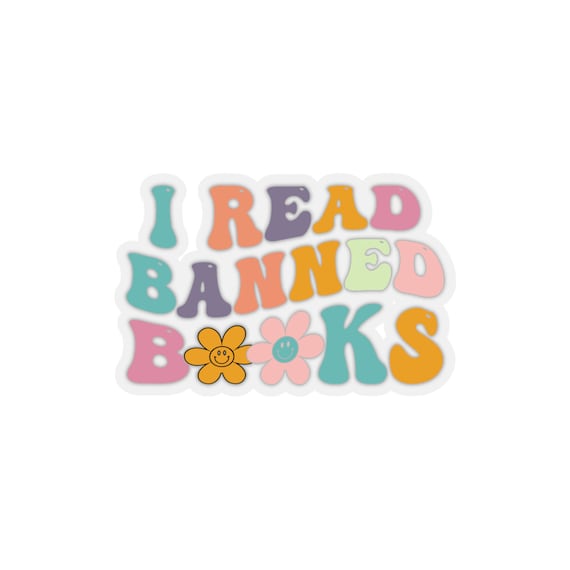 Kiss-Cut Stickers, I Read Banned Books