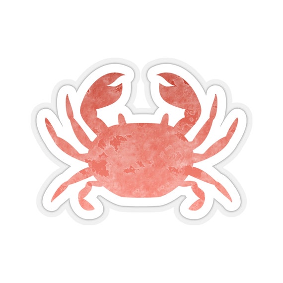 Crab, Kiss-Cut Stickers