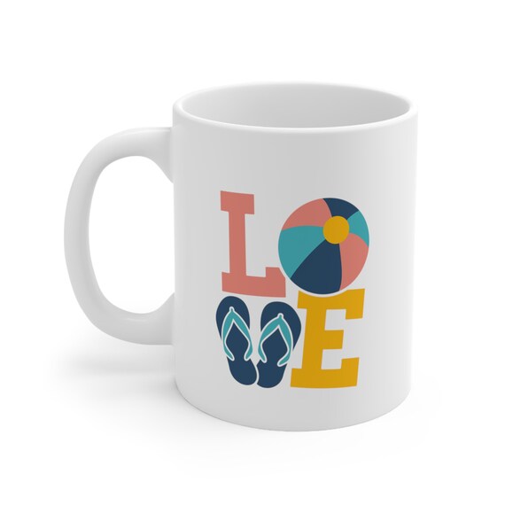 Ceramic Mug 11oz, Love
