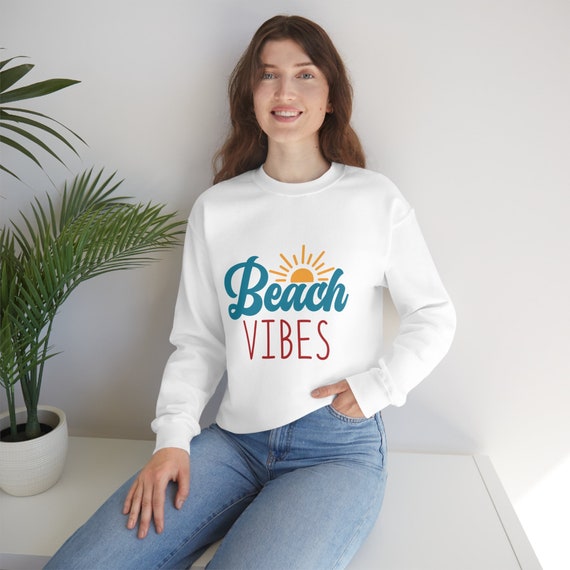 Unisex Crewneck Sweatshirt, Beach Vibes