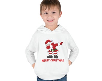 Toddler Pullover Fleece Hoodie, Merry Xmas Hoodie, Merry Christmas Hoodie, Xmas Sweatshirt. Sweat de Noël, Sweat à capuche de Noël