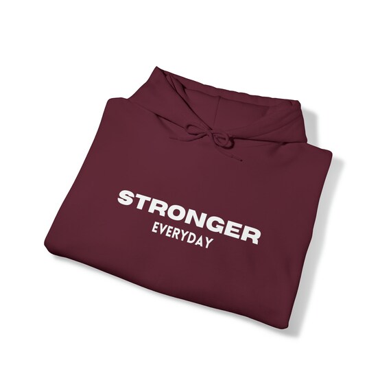 Unisex Heavy Blend™ Hooded Sweatshirt, STRONGER Everyday Hoodie,
