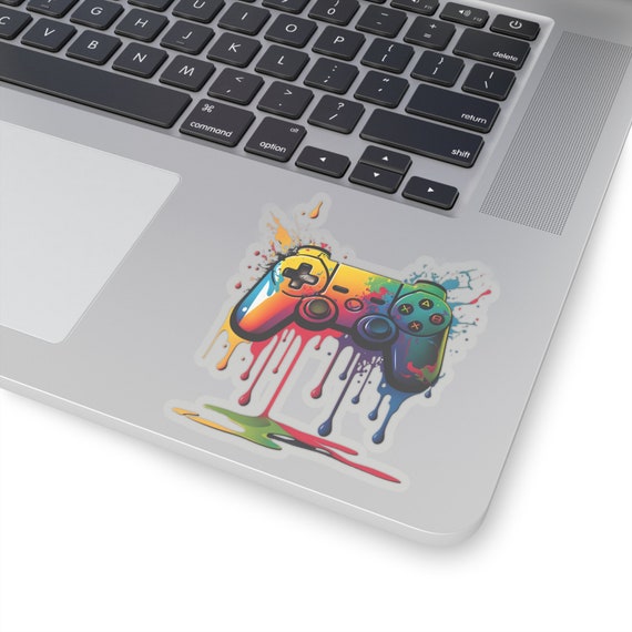 Gaming Controller Stickers, Gamers Watercolor Sticker