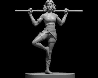 Martial Arts Adept Female Miniature