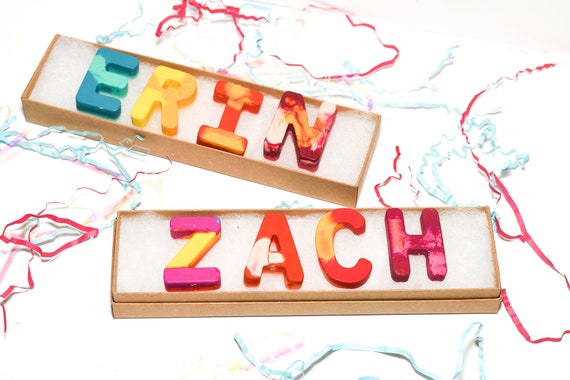 Personalized Name CRAYONS for Kids Back to School Gift for Kids