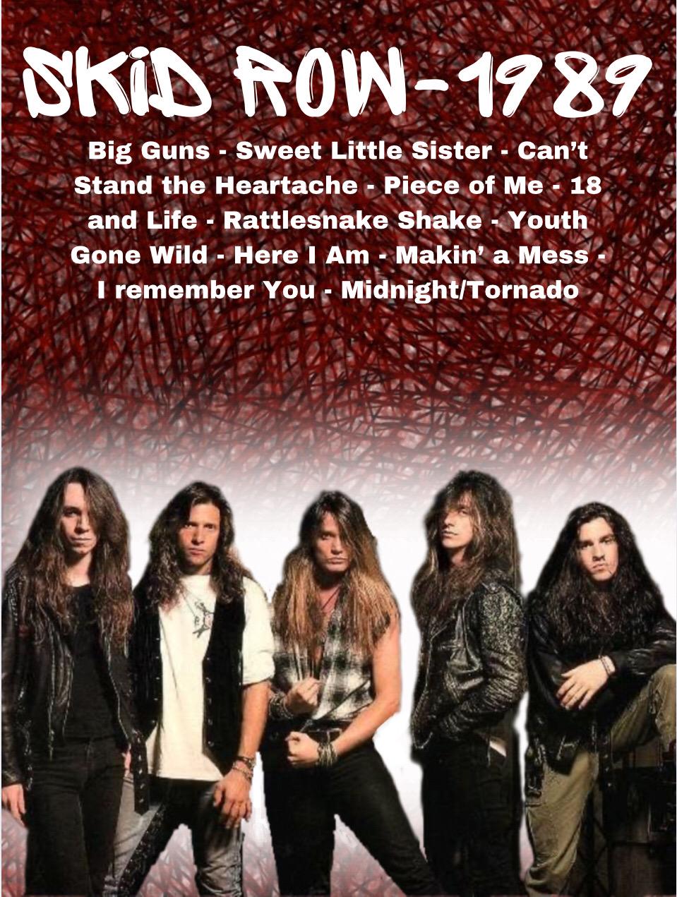 Skid Row Poster Print – Digital Download Wall Art – Self Titled