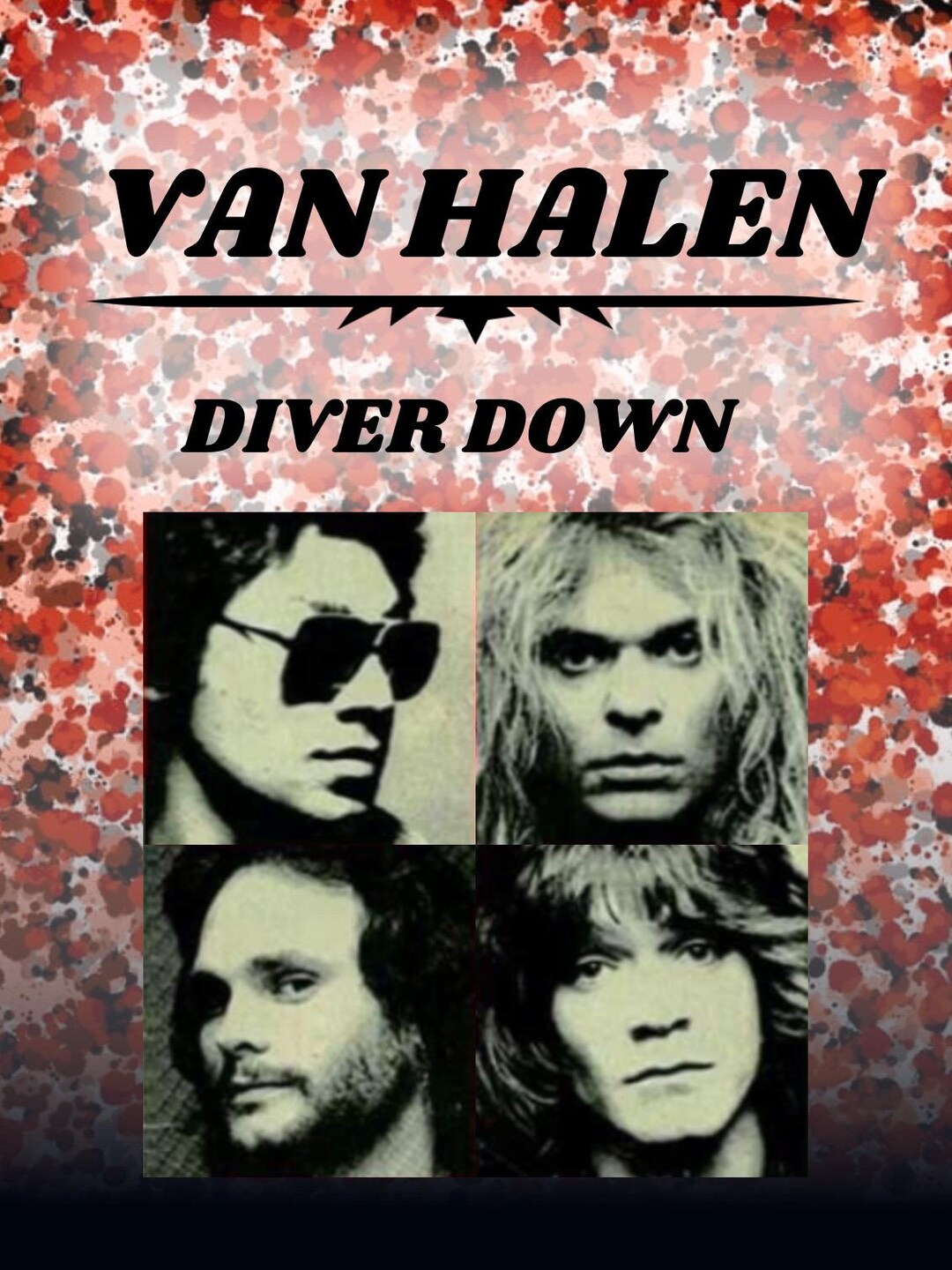 Van Halen Poster/ Print / Digital Print/ Original Design / Music ...