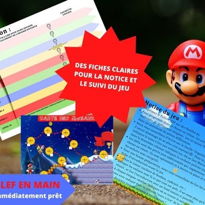 9 / 10 ans CHASSE au TRESOR en Français MARIO Bros clé en main à imprimer après-midi enfant intérieur ou extérieur trésor image 4