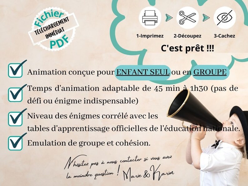 7 / 8 ans CHASSE au TRESOR en Français PIRATE kit clé en main à imprimer anniversaire / après-midi enfant intérieur ou extérieur trésor image 7