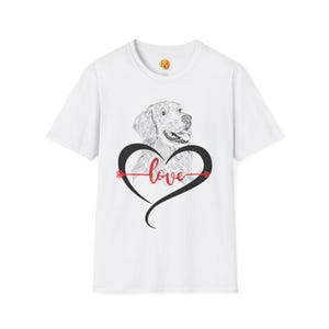 Love Golden Retrievers Softstyle T-Shirt