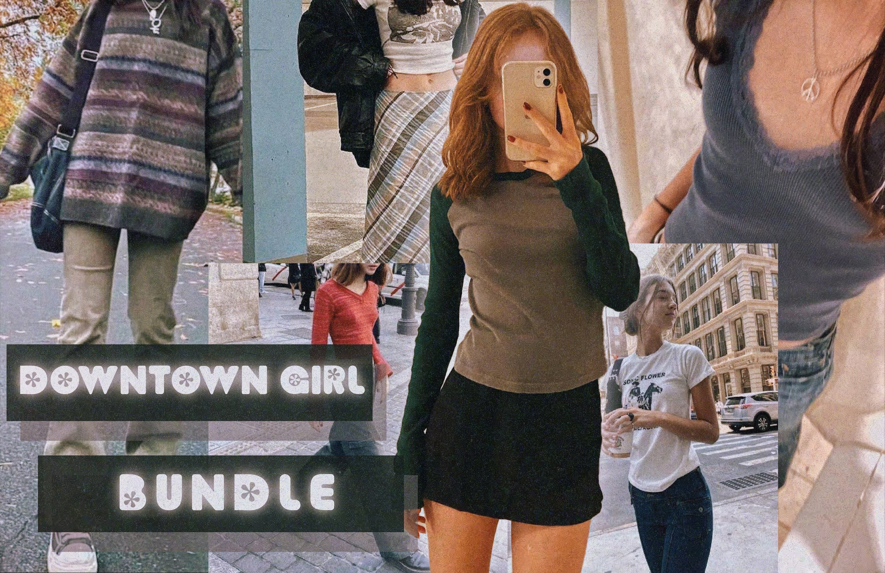 Downtown Girl Aesthetic Poster Set / Y2k Aesthetic / Downtown Girl