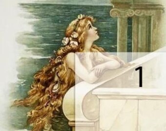 Benutzerdefinierte Stoff Panel Baumwolle Leinwand Applikation Viktorianisch Art Deco Meerjungfrau Seepferd Mama Baby Nähen Quilten Aufnäher Verschönerung Needlecraft