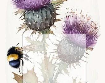 Personalisierte Baumwolle Leinwand Applikation Viktorianischen Vintage Distel Biene Stieglitz Vogel Schmetterling Nähen Quilting Patch Verschönerung Kreuzstich