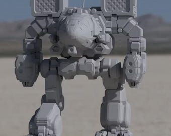 Timberwolf Prime, aka "Madcat" - Sci-Fi Battle Mech Miniature BattleTech Scale By Matt Mason