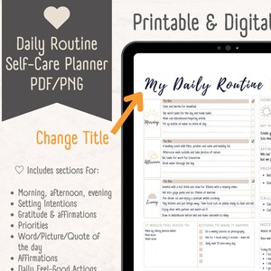 Self Care Checklist | Self-Care Printable | Wellness Planner | Self Care Journal | Printable Self Care Tracker | Mental Health