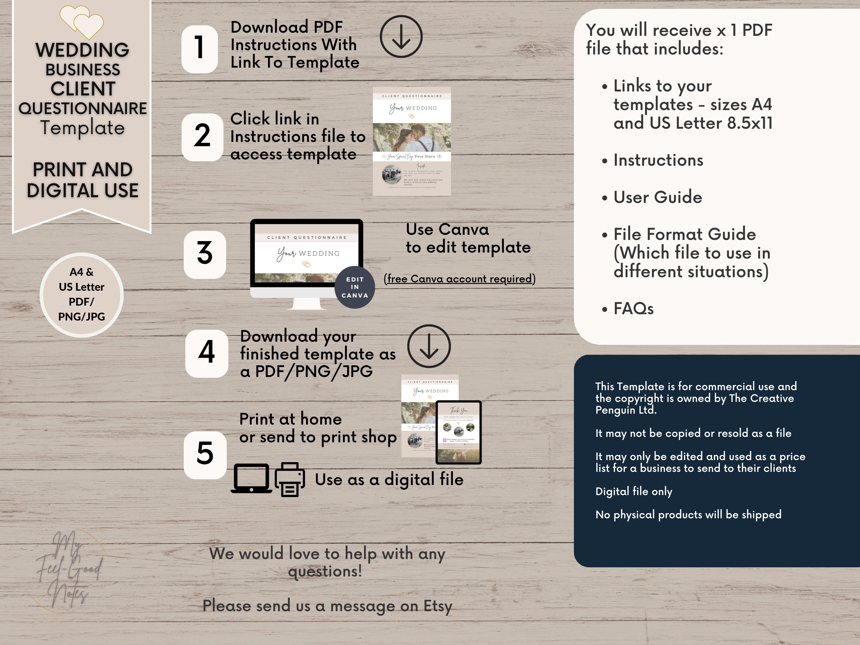 Wedding Organizer Template