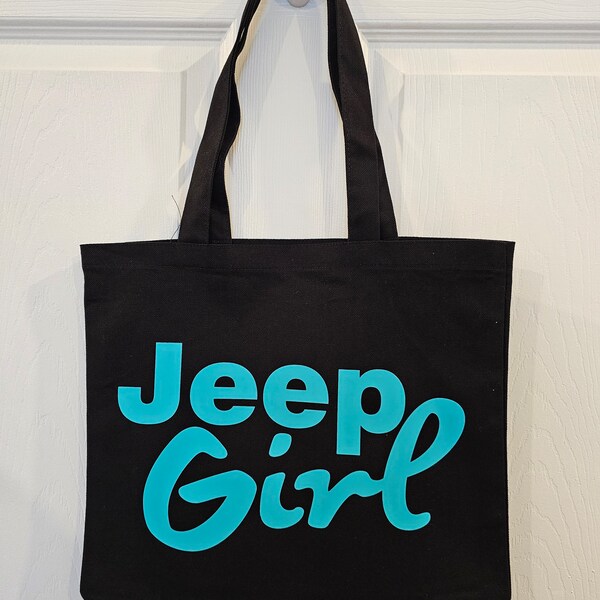 Jeep Girl Tote Bag