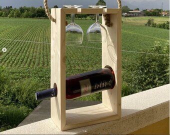 Casier à vin, décoration de cuisine bon marché, porte-bouteille de vin, cadeau pour les amateurs de vin, porte-bouteille en bois.