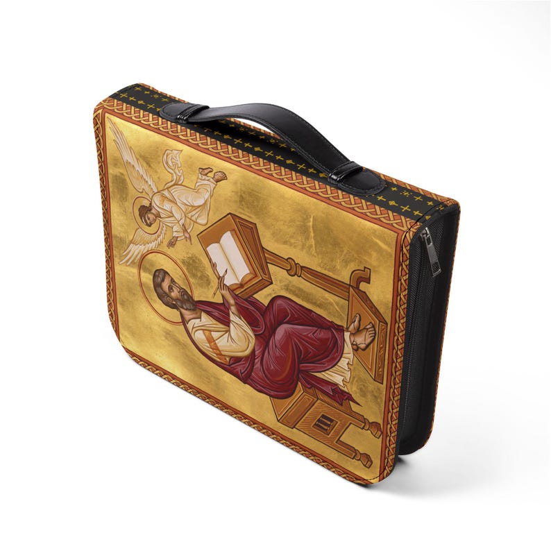 Saint Matthew Bible Cover, Catholic Devotional Gift for Daily Scripture image 18