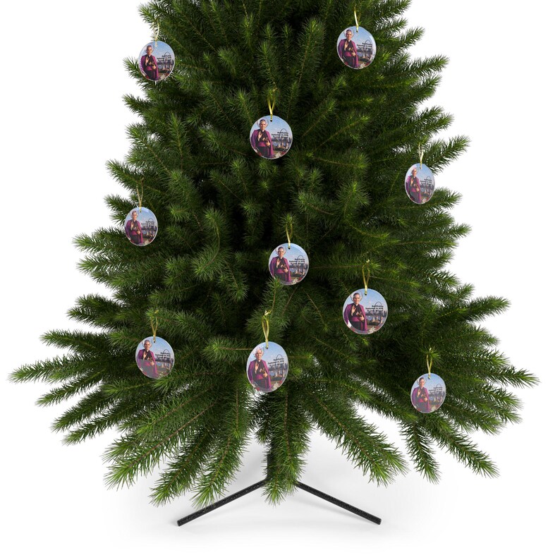Fulton Sheen Christmas Ornament, Clear Glass Catholic Tree Decoration, Blessed Fulton Sheen Gift image 13