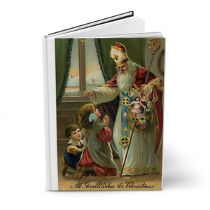 St. Nicholas Journal, Catholic Saint Notebook for Writing & Reflection, Confirmation Gift image 3