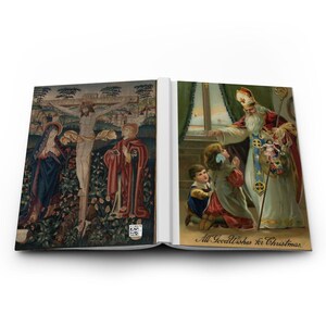 St. Nicholas Journal, Catholic Saint Notebook for Writing & Reflection, Confirmation Gift image 2