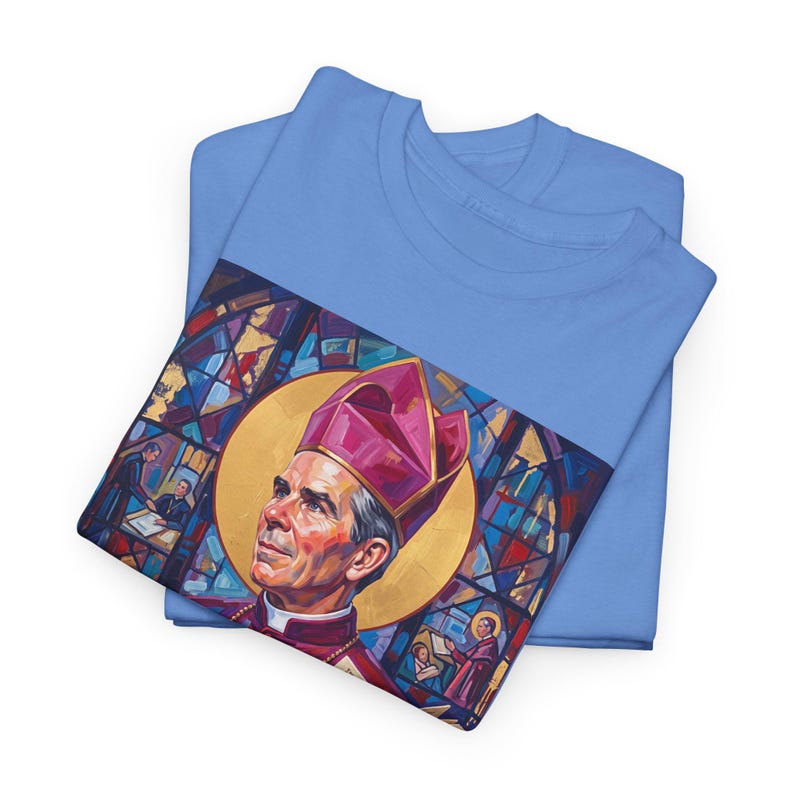 Blessed Fulton Sheen Catholic Shirt, Archbishop Evangelization Gift for Men or Women image 15